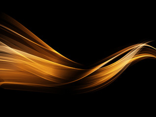 Poster - Abstract color wave design element