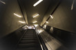 Rolltreppe in einer U-Bahn Station