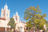 Spanish Felipe de Neri church in Albuquerque historic Old Town, NM