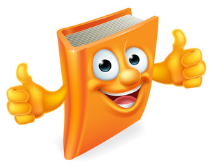 Sticker - Cartoon Thumbs Up Book