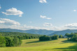 Vermont Hay Field And Valley