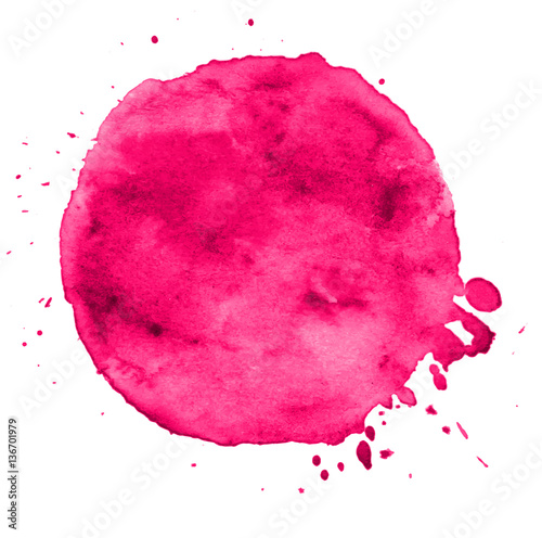 colorful-abstract-watercolor-circle-with-splashes-and-spatters-modern-creative-watercolor-background-for-trendy-design