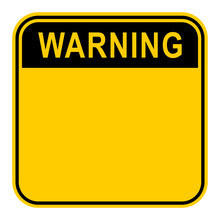 Sticker Warning Safety Sign