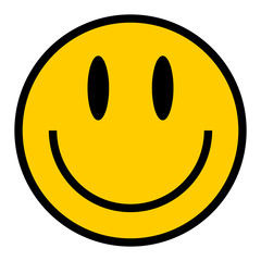 smiley icon smiling face flat style