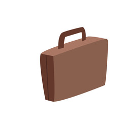 briefcase icon over white background. vector illustration