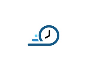 Wall Mural - clock logo