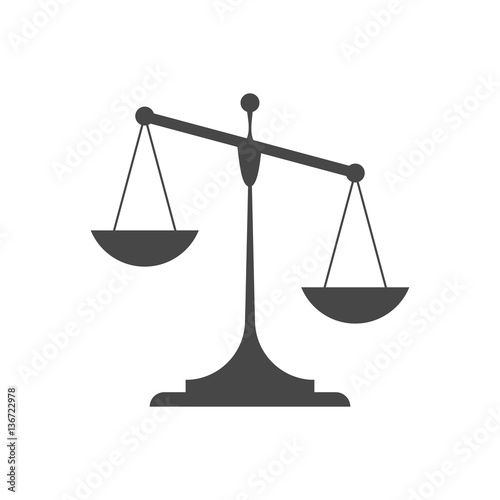 Fotografía Balance Icon. Vector illustration flat design style