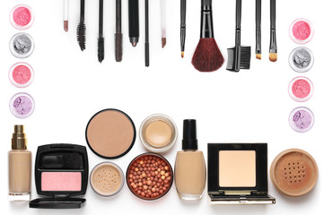 Poster - Make-up cosmetics set