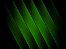 Green Diagonal Stripes 