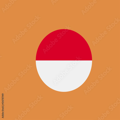 Indonesia Flag Icon Flat Design Buy This Stock Vector And Explore Similar Vectors At Adobe Stock Adobe Stock