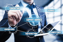 Expert Advice Consulting Service Business Help Concept