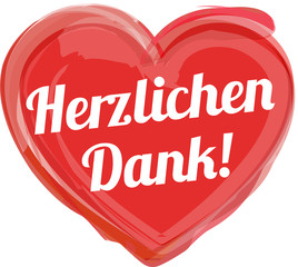 Poster - Herzlichen Dank