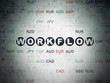 © Maksim Kabakou - Finance concept: Workflow on Digital Data Paper background