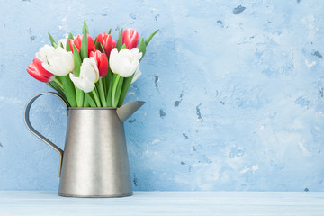 Colorful tulips bouquet