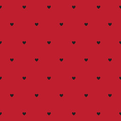 Wall Mural - Valentine`s Day card, hearts