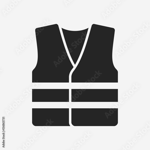 High visibility vest icon Buy this stock vector and explore similar
