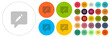 © Daniel Berkmann - Buntes Icon-Set - Messenger - Sprechblase - Stift