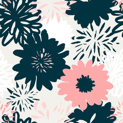 Poster - Abstract Floral Pattern