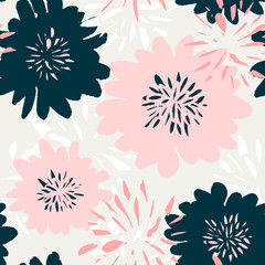 Poster - Abstract Floral Pattern