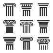 © Sergei Sizkov - Ancient Columns Icon Set. Vector