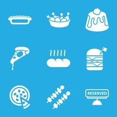 Poster - Set of 9 meal filled icons