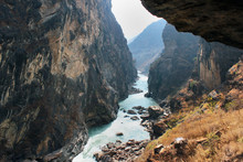 
Yangtze River In One Of The Deepest Ravines Of The World, Tiger Leaping Gorge In Yunnan, Southern China