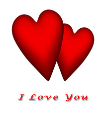 Wall Mural - happy valentine's day. 3d