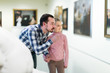 © JackF - Ordinary father and daughter exploring art