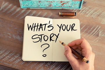 Wall Mural - question what is your story ?