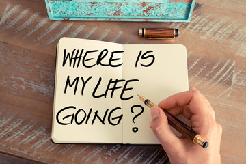 Wall Mural - question where is my life going ?