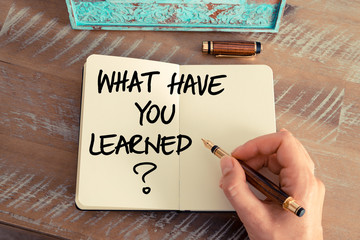 Wall Mural - question what have you learned ?