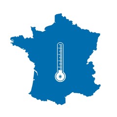 Poster - Froid en France