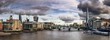Panorama of the City of London taken from the Millennium Bridge