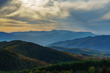 Canvas Print - Fall on Max Patch Mountain