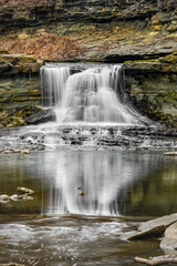 Wall Mural - McCormick's Creek Reflected - Owen County, Indiana