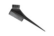 © eNJoy Istyle - one black plastic comb with brush isolated on white