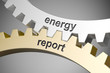 energy  report / Cogwheel / Metal / 3d