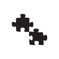 Poster - puzzle icon illustration