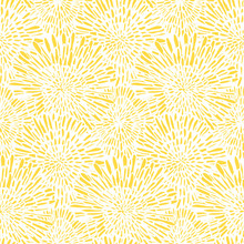 Vintage Floral Pattern With Dandelions Or Asters.