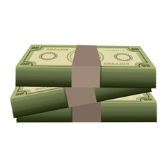 Poster - symbol dollar bills icon image, vector illustration design