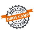 Boot camp stamp.sign.seal. logo