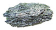 natural Actinolite stone isolated on white