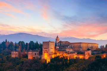 Alhambra palace, Granada, Spain