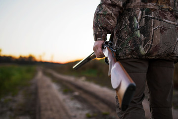 hunter with rifle