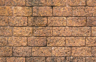 Wall Mural - laterite wall, red brick panel