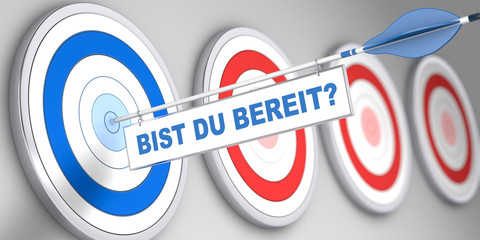 Wall Mural - Bist du bereit?