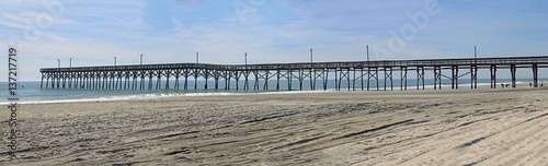 Fishing Pier At Holden Beach North Carolina This Stock Photo Fishing Pier At Holden Beach North Carolina
