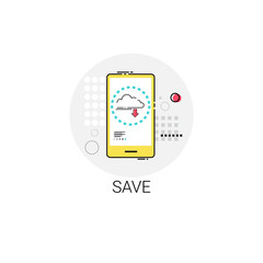 Poster - save app data storage cell smart phone