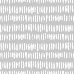 Wall Mural - Hand drawn striped seamless pattern