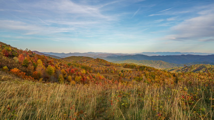 Canvas Print - Fall on Max Patch Mountain